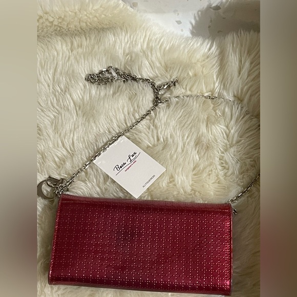 CHRISTIAN DIOR Micro Cannage Patent Leather Lady Dior Wallet On Chain Cl… - Picture 2 of 6